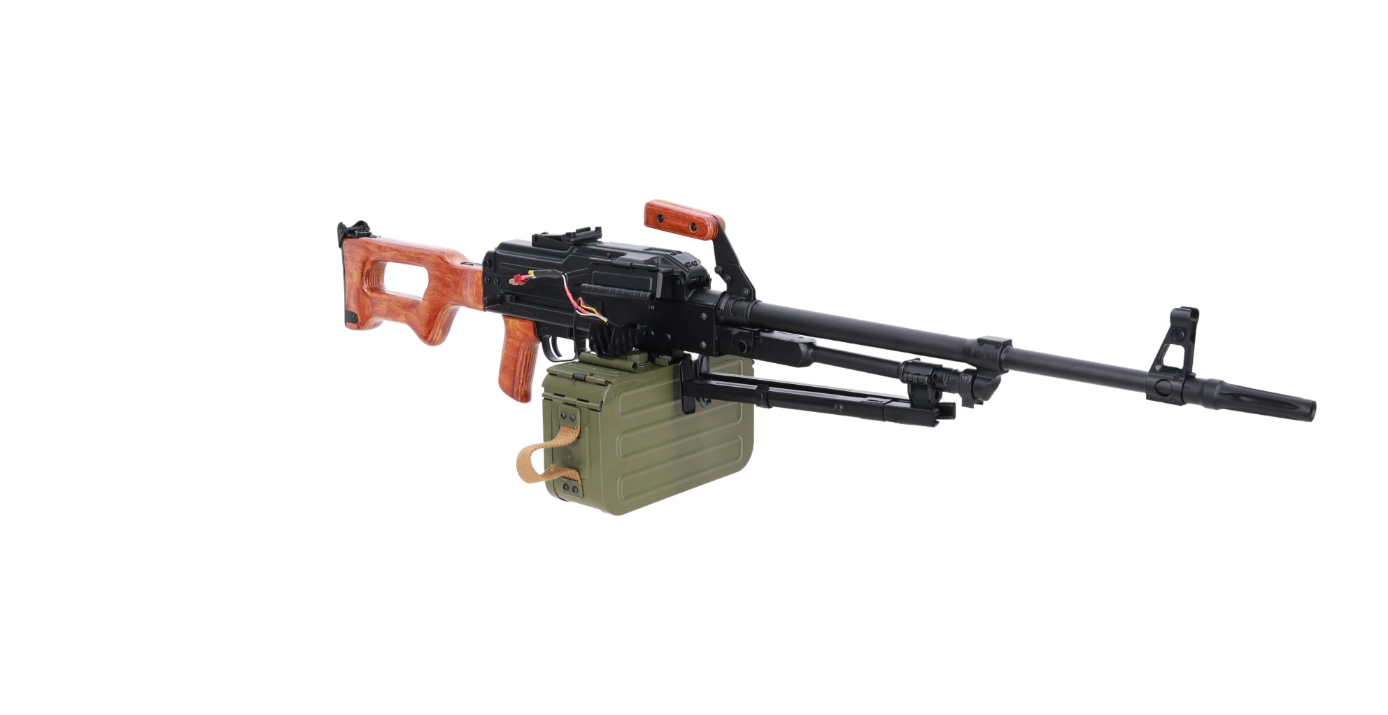 Specna Arms x A&K SA-PKM EDGE™ airsoft machine gun with wooden components-10