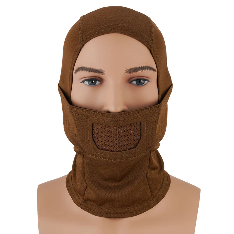 Cygnus Armory Fullface Warrior Mask Coyote Brown