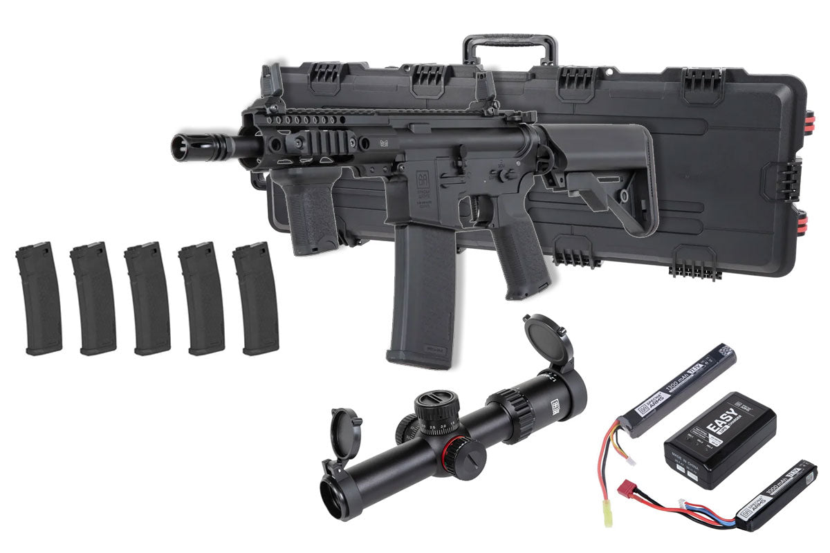 Specna Arms SA-P21 Prime Premium Airsoft Bundle - Rifle, Optic, Batteries, Magazines and Case