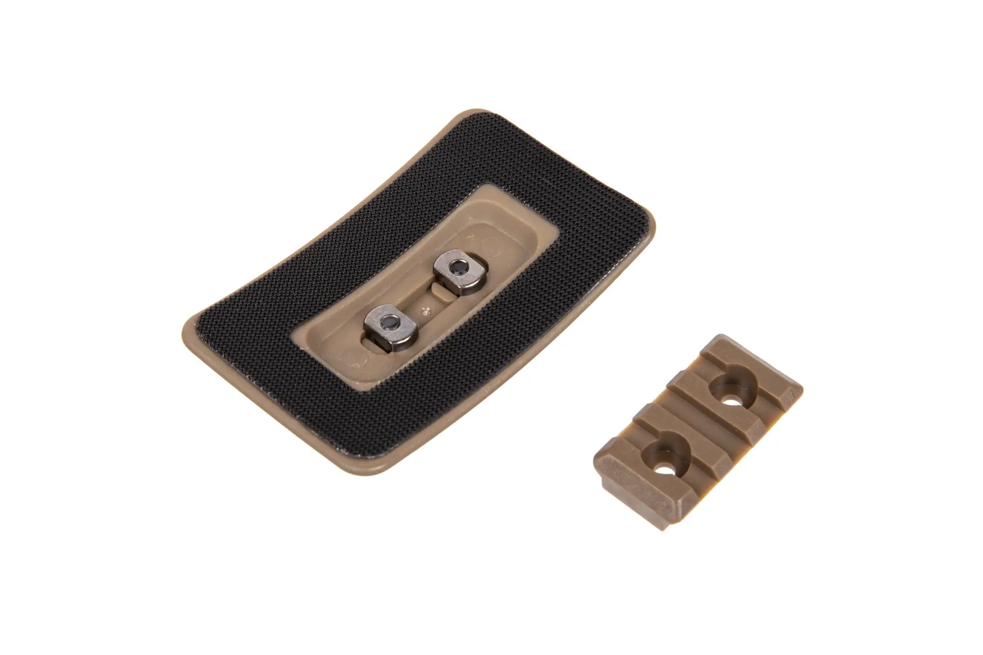 Velcro mount for helmet - Tan-1