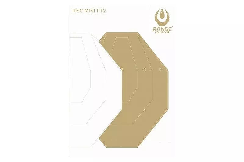 Mini IPSC-PT2 Shooting Targets - 50 Pcs