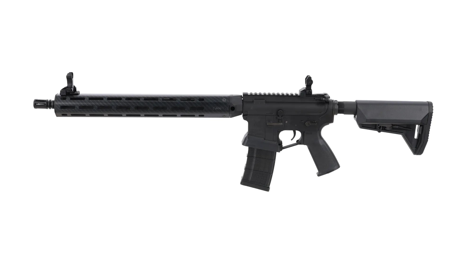 King Arms x Lancer Systems airsoft Carbine L15 LCH7 15" Faux Carbon Black-10