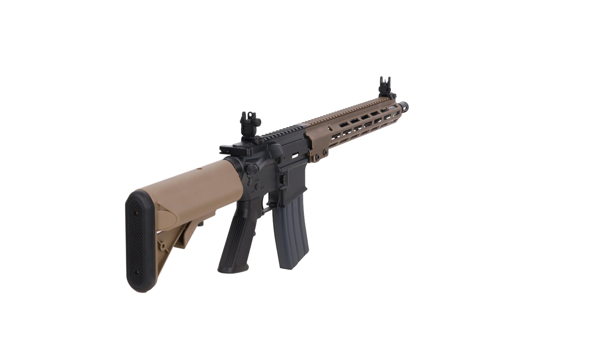 Cyma M4/AR15 MK16 CGS GBBR Assault Rifle 14.5" - Half-Tan-11