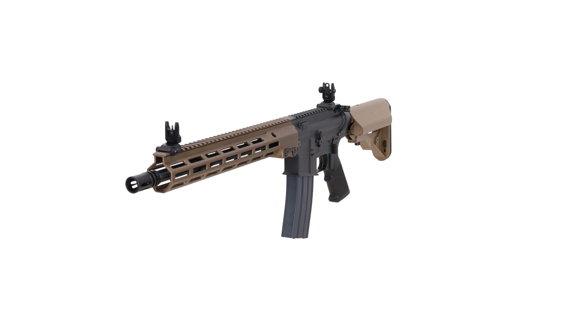 Cyma M4/AR15 MK16 CGS GBBR Assault Rifle 14.5" - Half-Tan-12