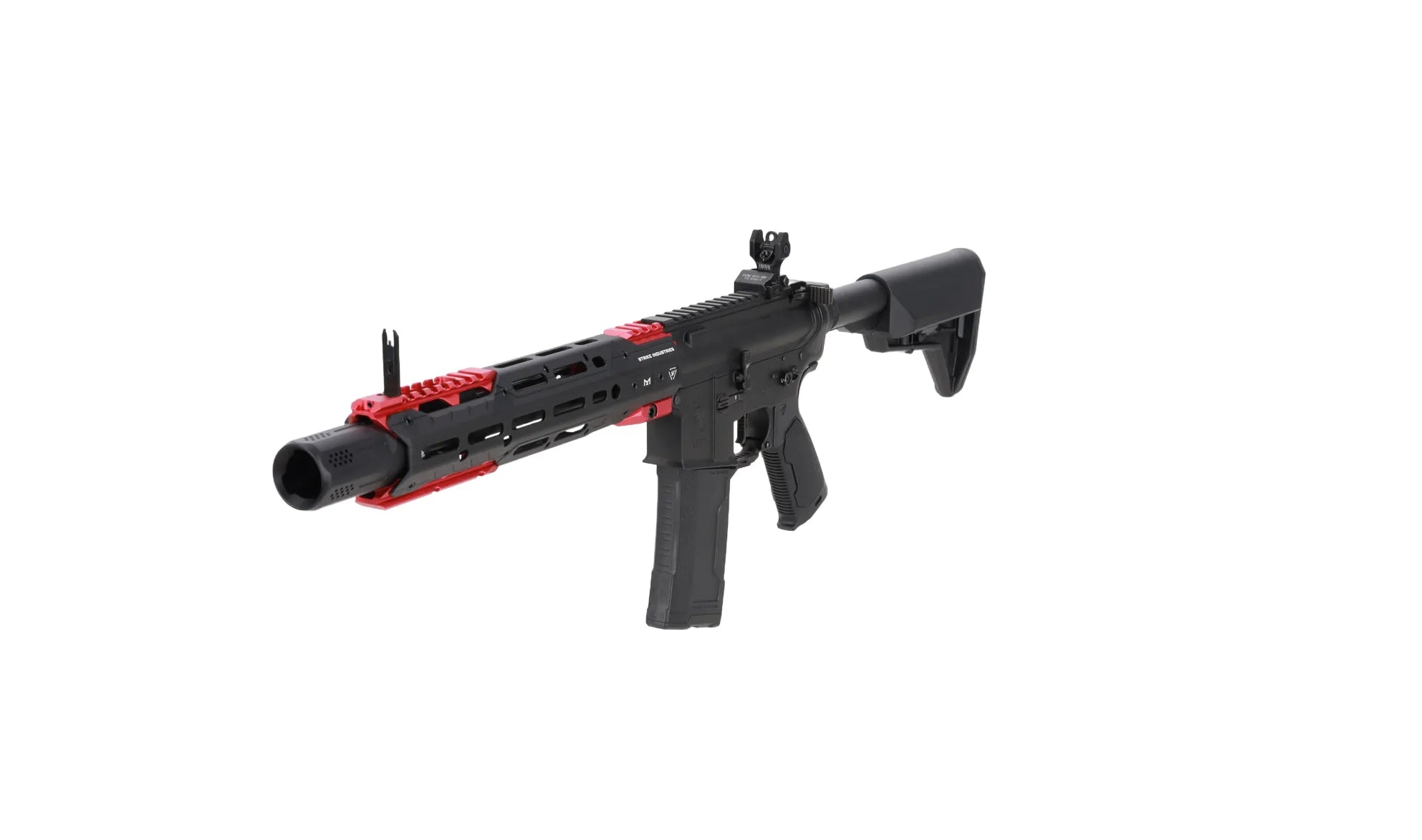 King Arms x Strike Industries Sentinel GRIDLOK® 11" Aster SE ETU Black and Red airsoft Carbine-9