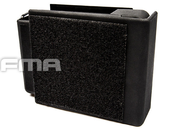 FMA Automatically Jacketed MOLLE Pistol Pouch For 4 Magazines Black Durable Tactical Accessory