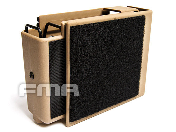 FMA Automatically Jacketed 4-Magazines MOLLE Pistol Pouch Tan
