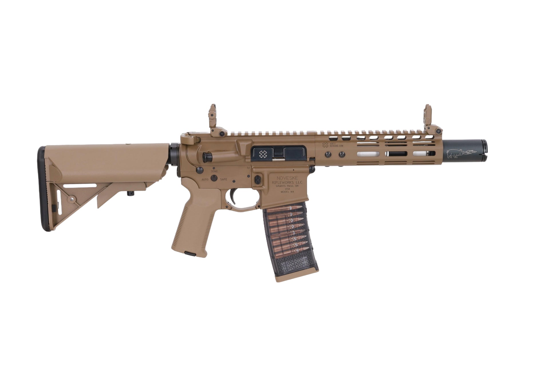 Noveske x EMG N4 PDW CGS GBBR 7.5" Assault Rifle - Tan-12