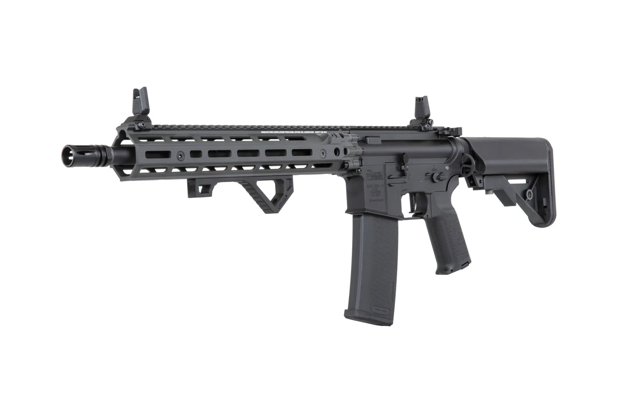 M4 airsoft Daniel Defense SA-P28 Prime RIS III 12.5'' Aster II ETU | Grey