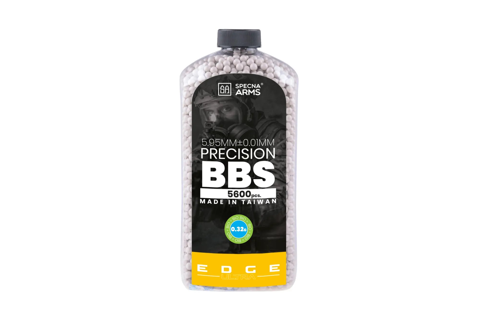 BBs 0.32g EDGE ULTRA BIO - 5600 pcs - white - bottle