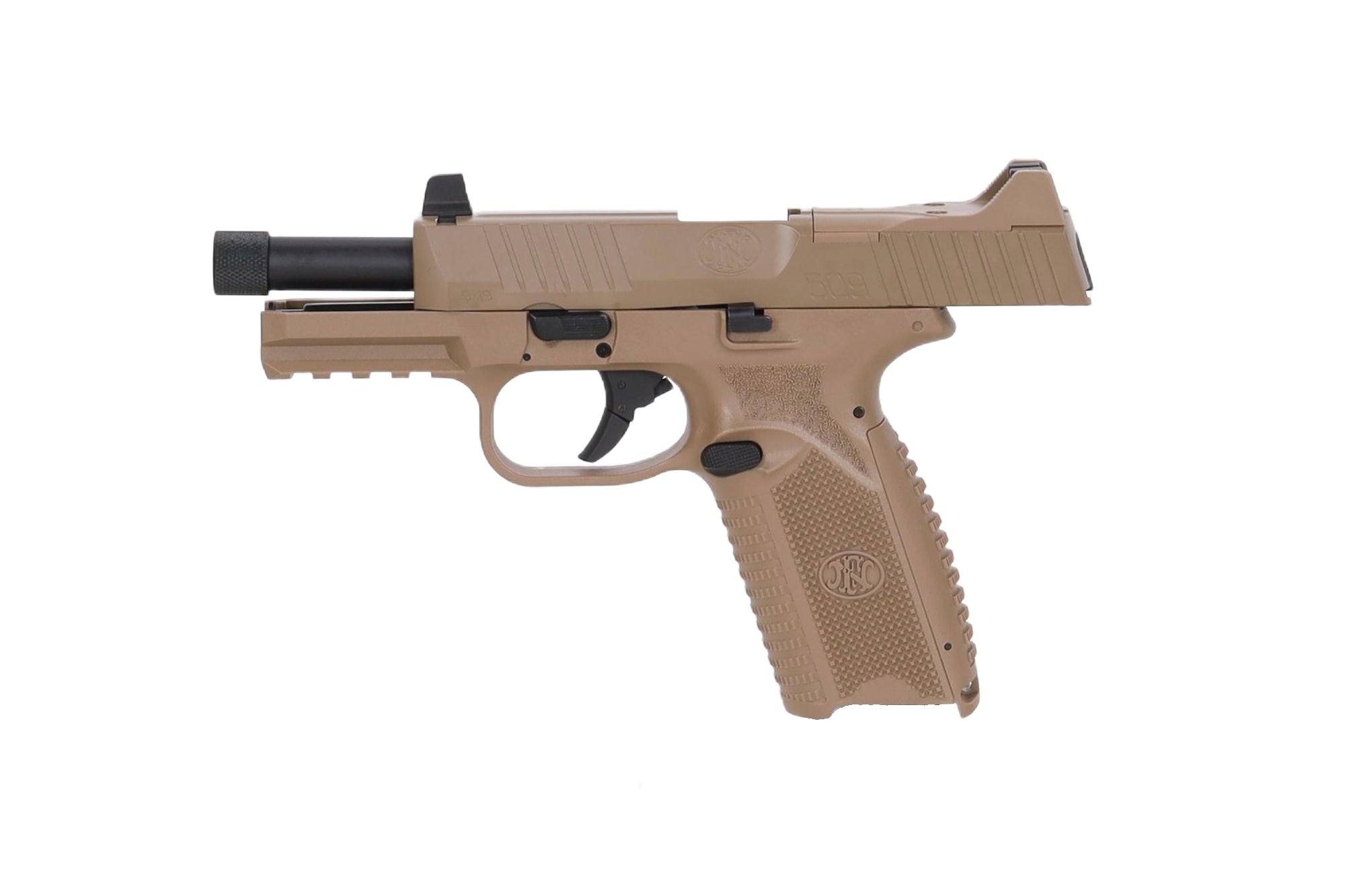 FN Herstal x Cybergun FN 509 GBB Pistol (Optics/Suppressor Ready) – Flat Dark Earth-11