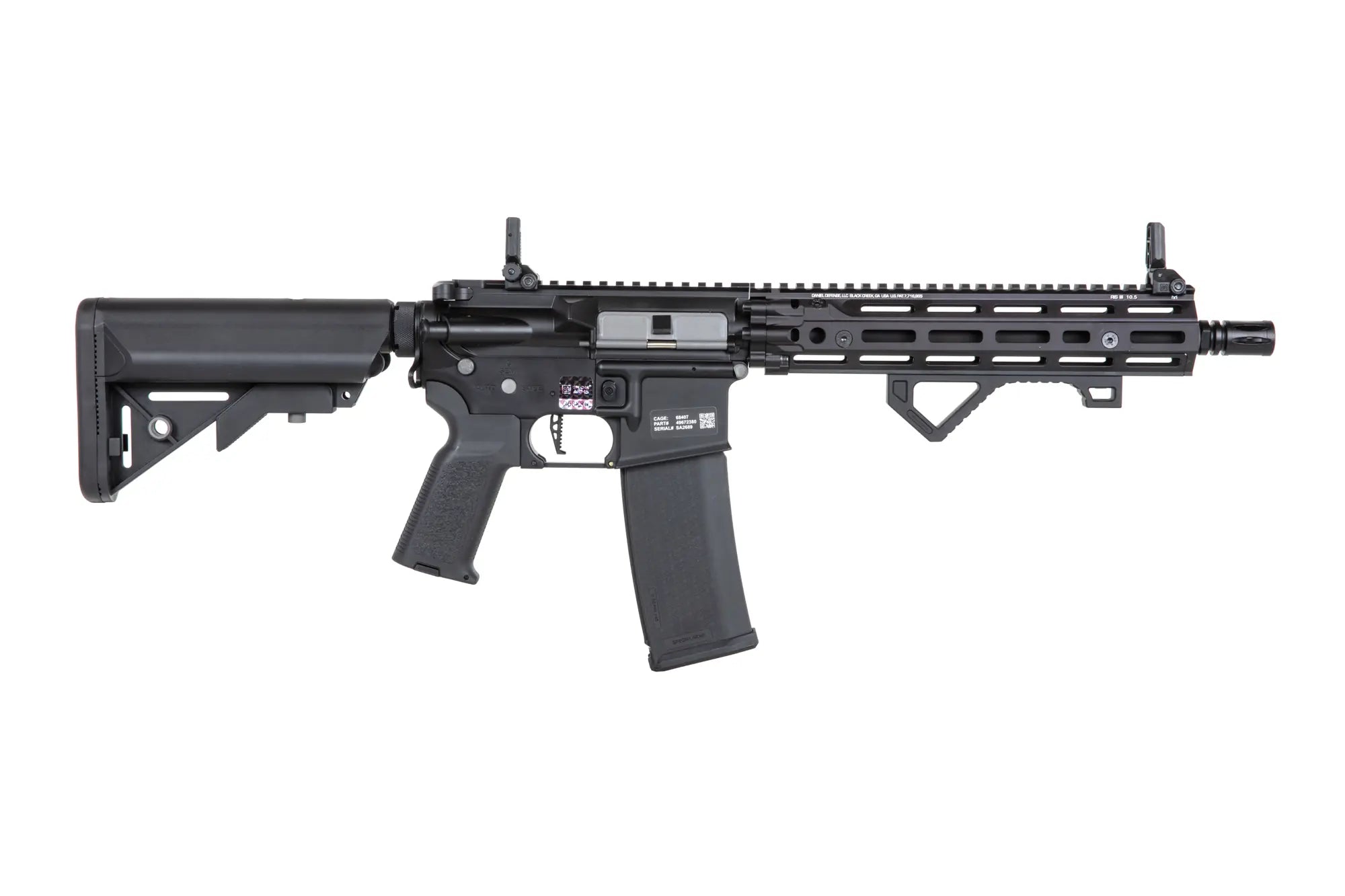 M4 airsoft Daniel Defense SA-P27 PRIME RIS III 10.5'' Aster II ETU