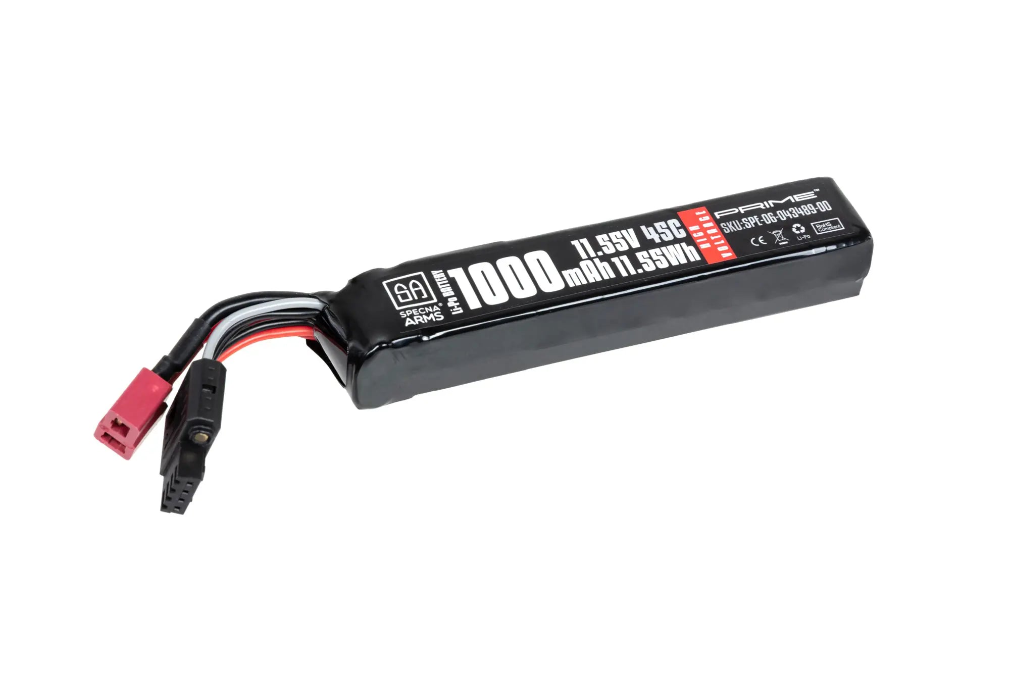 LiPo Battery 1000 mAh 45C 11.55V High Voltage T-Deans G-Tech