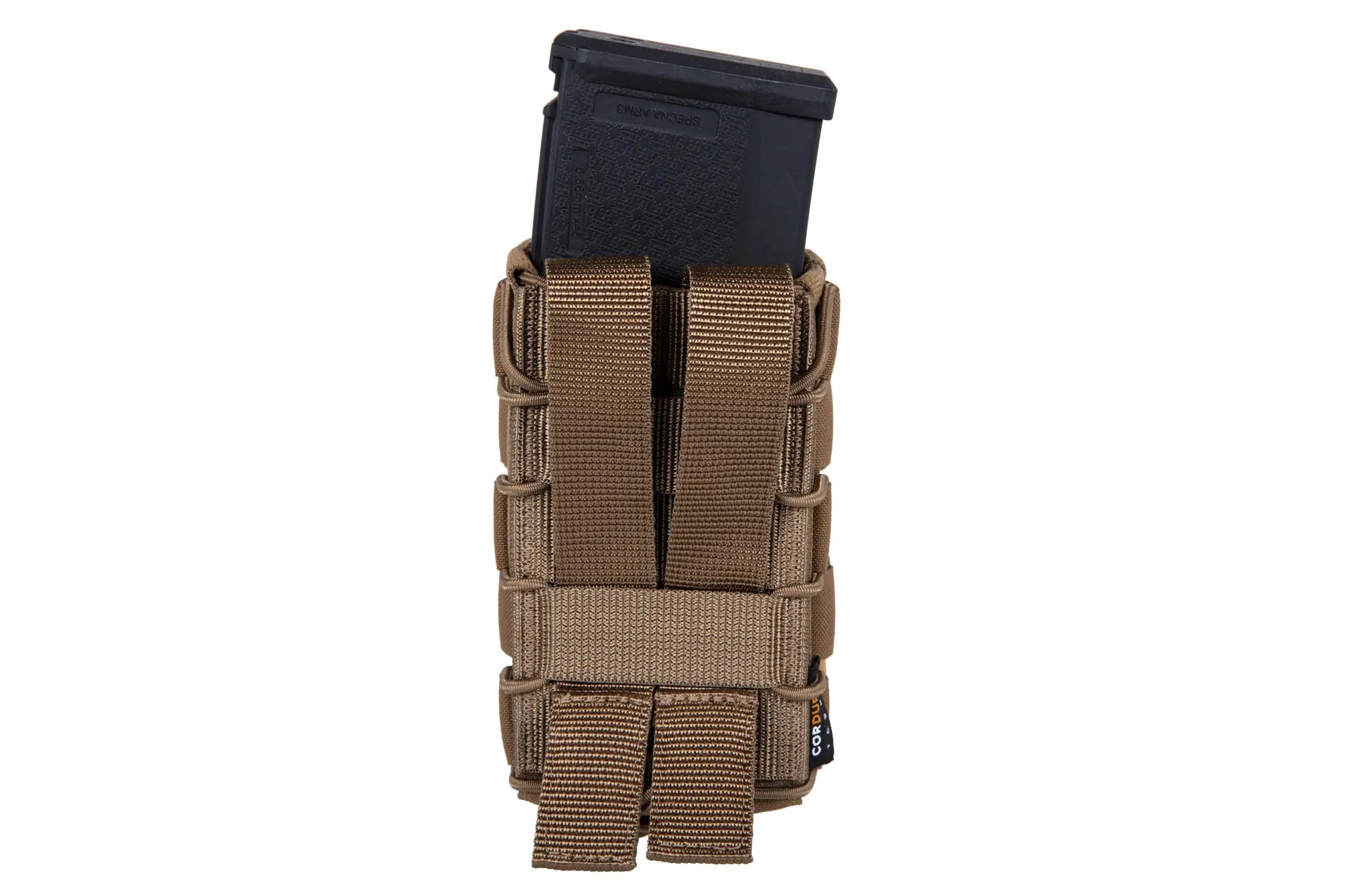 M-Tac Double open magazine loader for AK/AR Laser Cut Coyote Brown-1