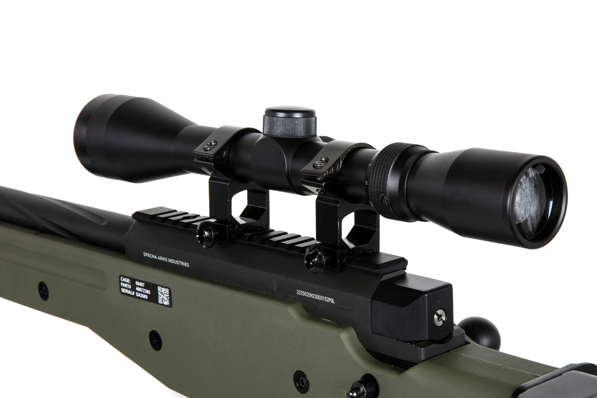 580 FPS sniper rifle SA-S14 scope + bipod Olive