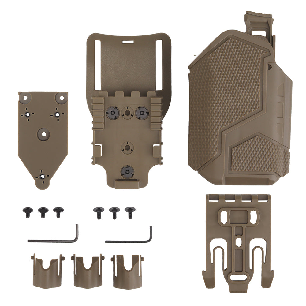 Universal Pistols Holster with Torch - Tan