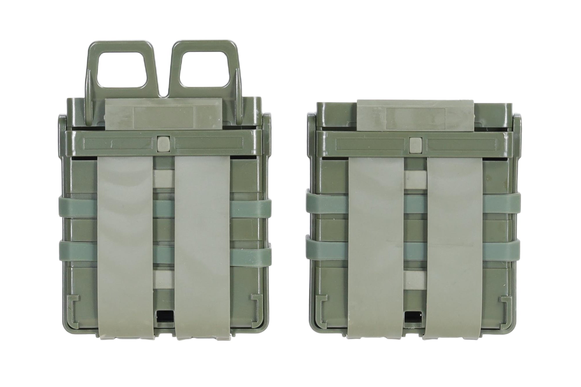 SaTac Open III L Olive Double Magazine Loader For 7.62mm Magazines Durable Polymer