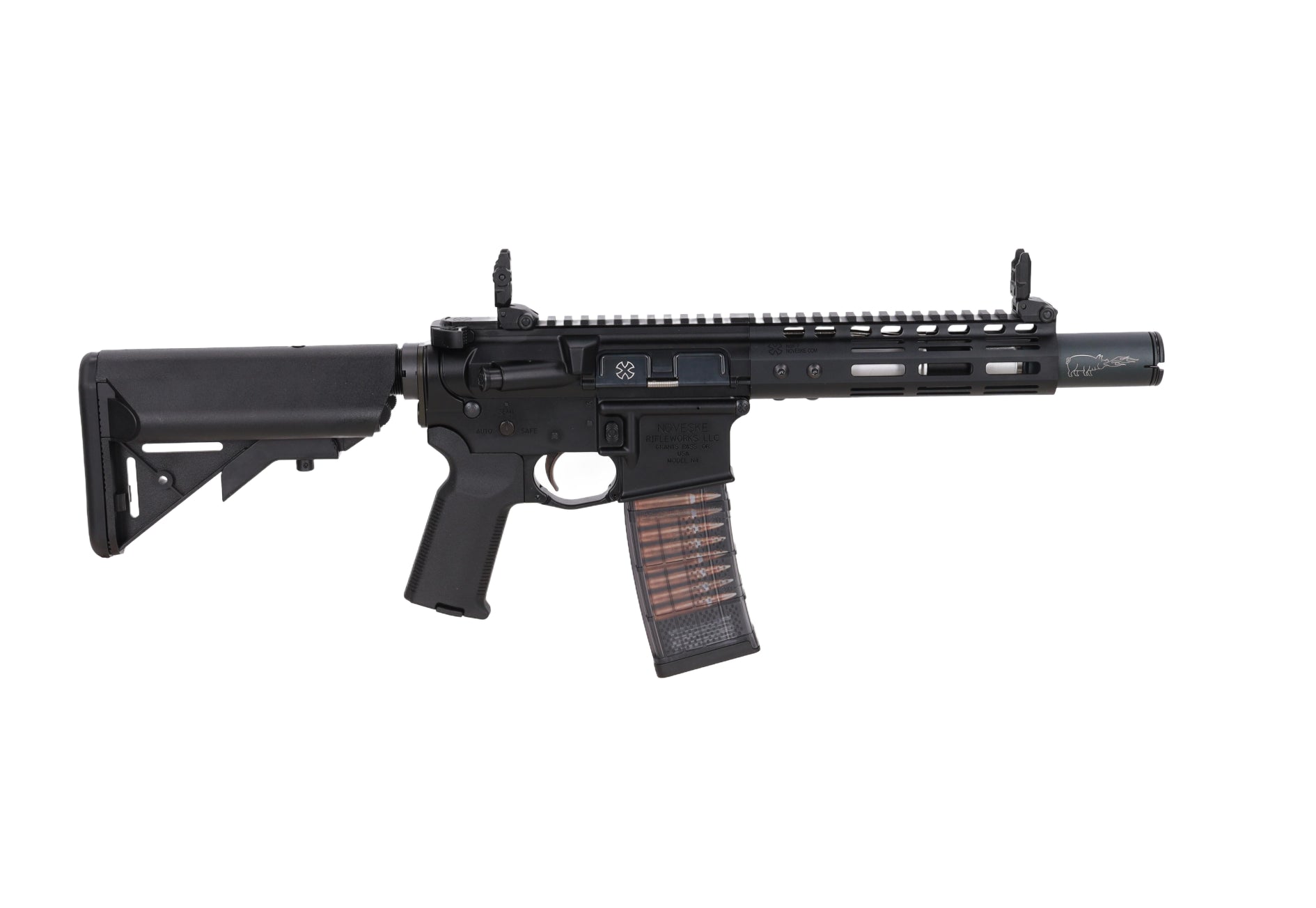 Noveske x EMG N4 PDW CGS GBBR 7.5" Assault Rifle – Black-14