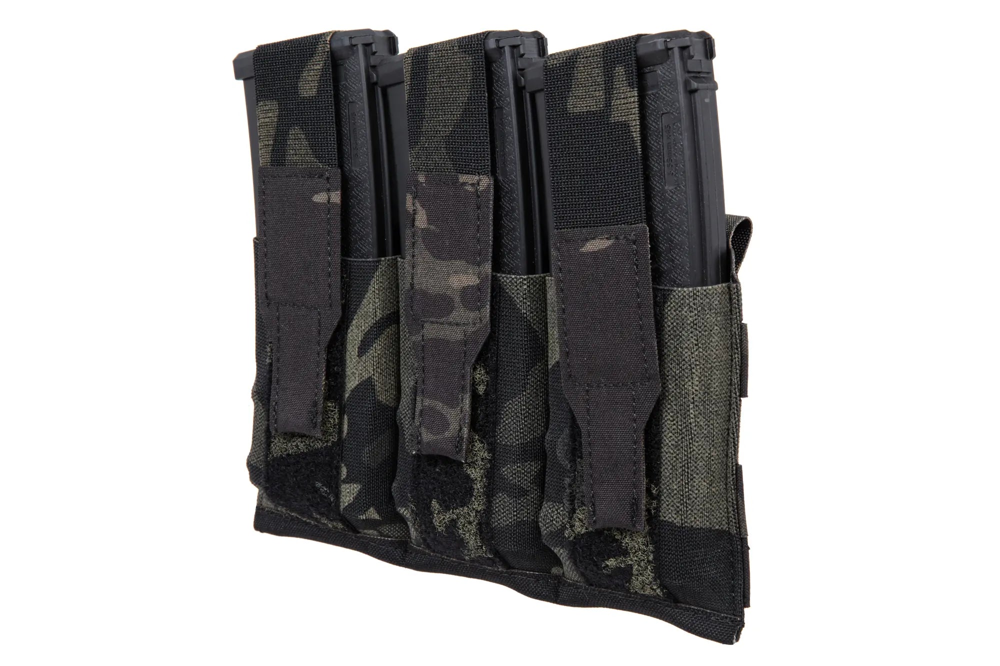 Triple magazine loader with flap - MultiCam black