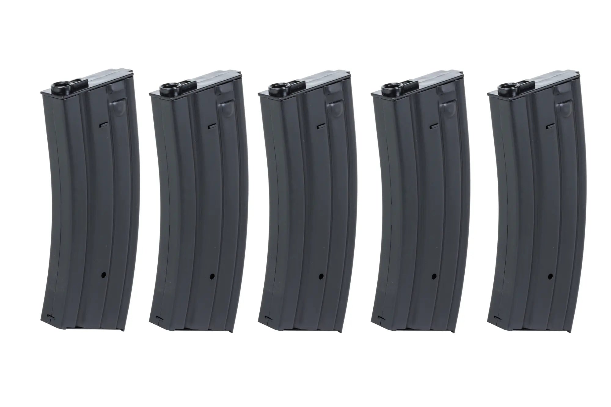 Set of 5 metal mid-cap magazines 120 rounds