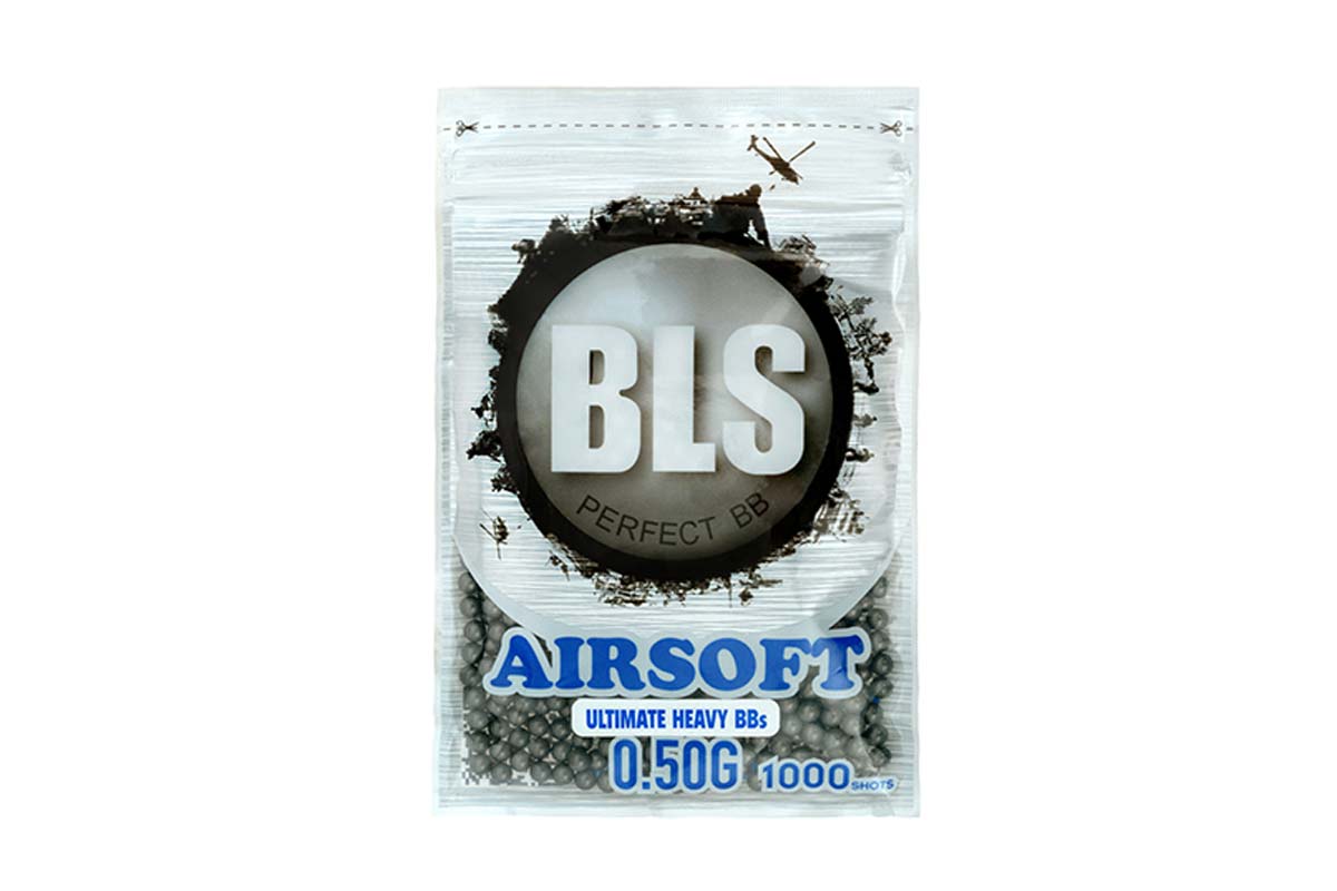 BLS Stainless pellets 0,50g, 1000 BBs - Grey