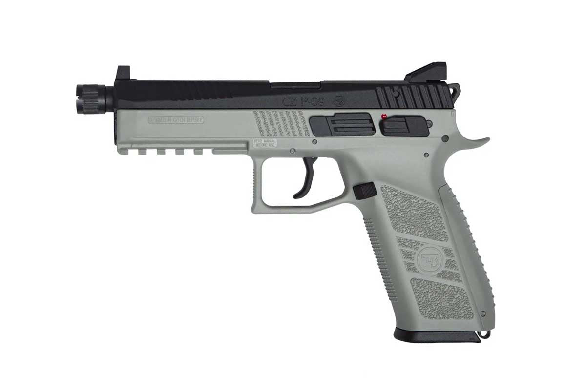 CZ P-09 OR GBB High-Power CO2 Pistol - Grey