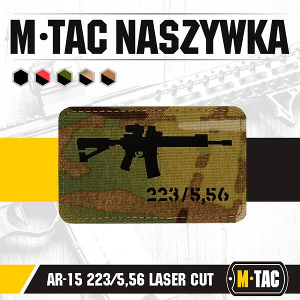 M-Tac patch AR-15 223/5,56 Laser Cut Ranger