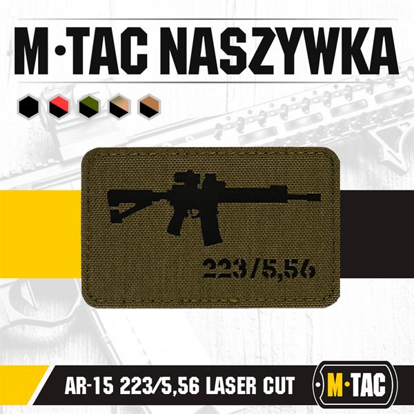 M-Tac patch AR-15 223/5,56 Laser Cut Ranger