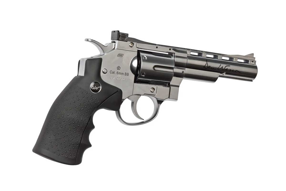 ASG CO2 Dan Wesson 4" Revolver - Silver