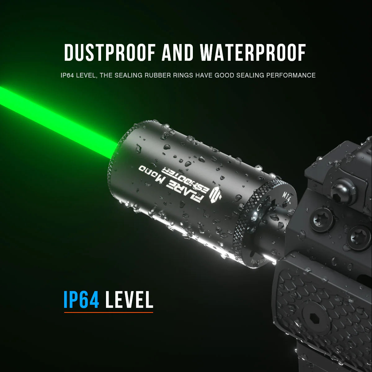 Tracer E-Shooter FLARE MONO Silencer