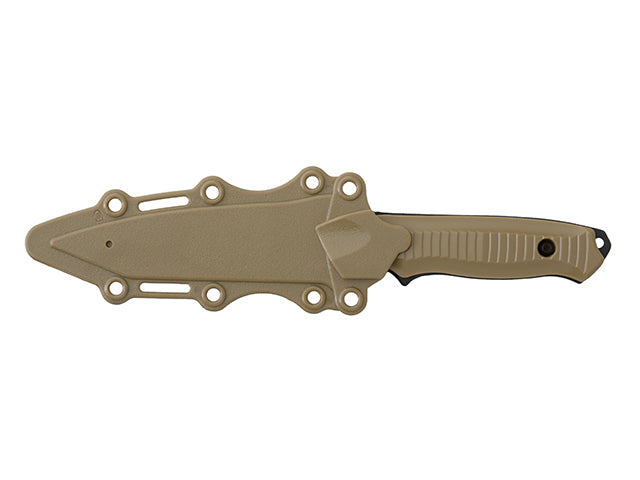 Nylon training dummy knife - tan