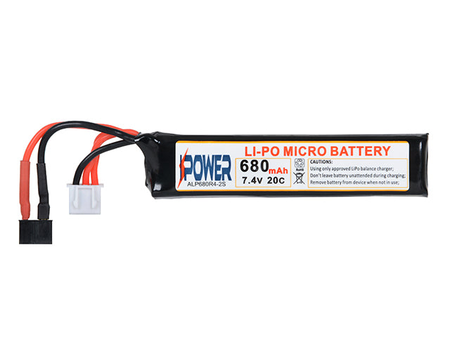 AEP Battery Li-Po 680mAh 7.4V 20C Micro – Deans
