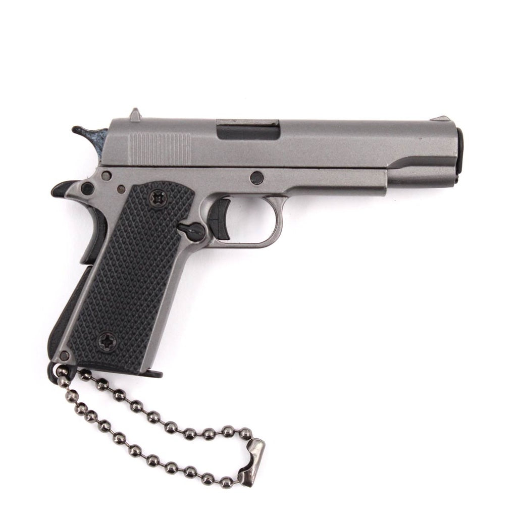 KEYCHAIN 1911 PISTOL 7CM GRAY