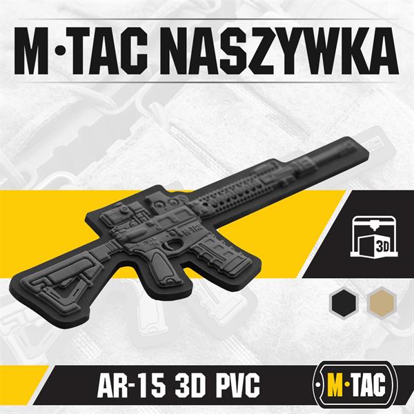 M-Tac patch AR-15 3D PVC