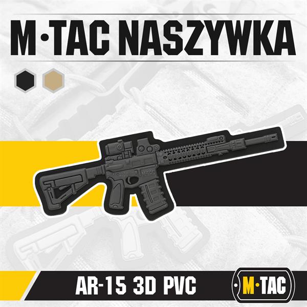 M-Tac patch AR-15 3D PVC