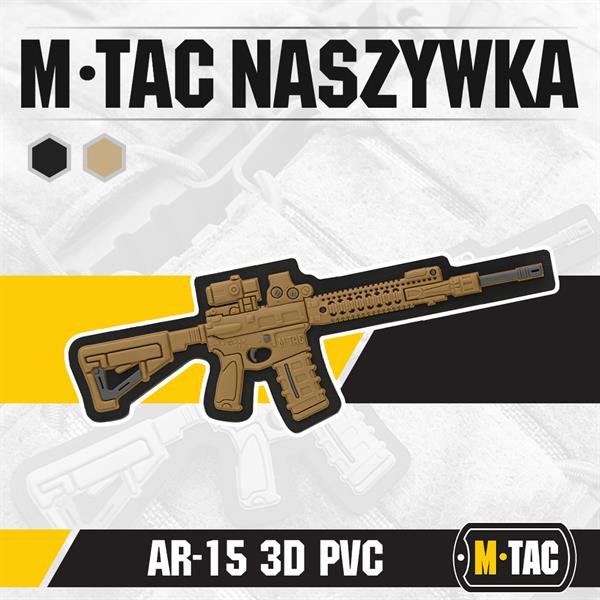 M-Tac patch AR-15 3D PVC