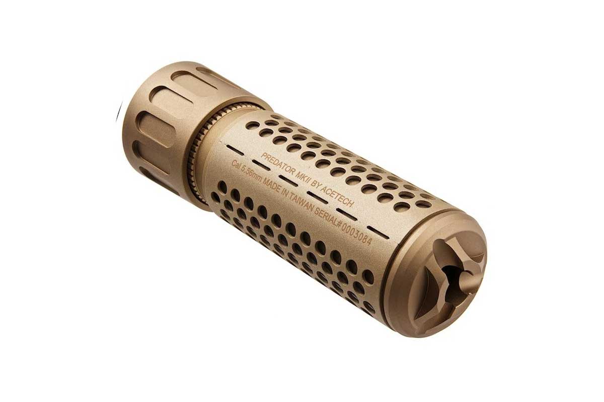 PREDATOR MKII (BRIGHTER R) QD Tracer Suppressor - Tan