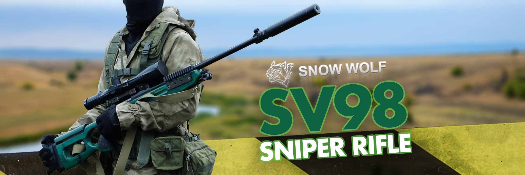 NEW SW98 Airsoft Sniper Rifle by Snow Wolf