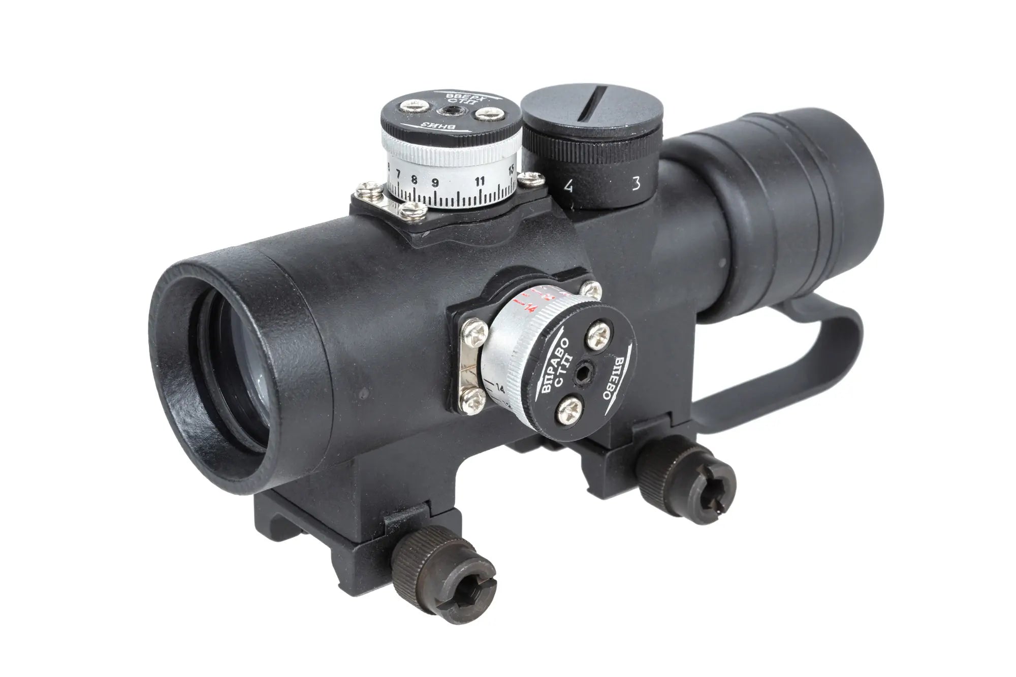 JJ Airsoft PK-A red dot sight with Weaver mount Black
