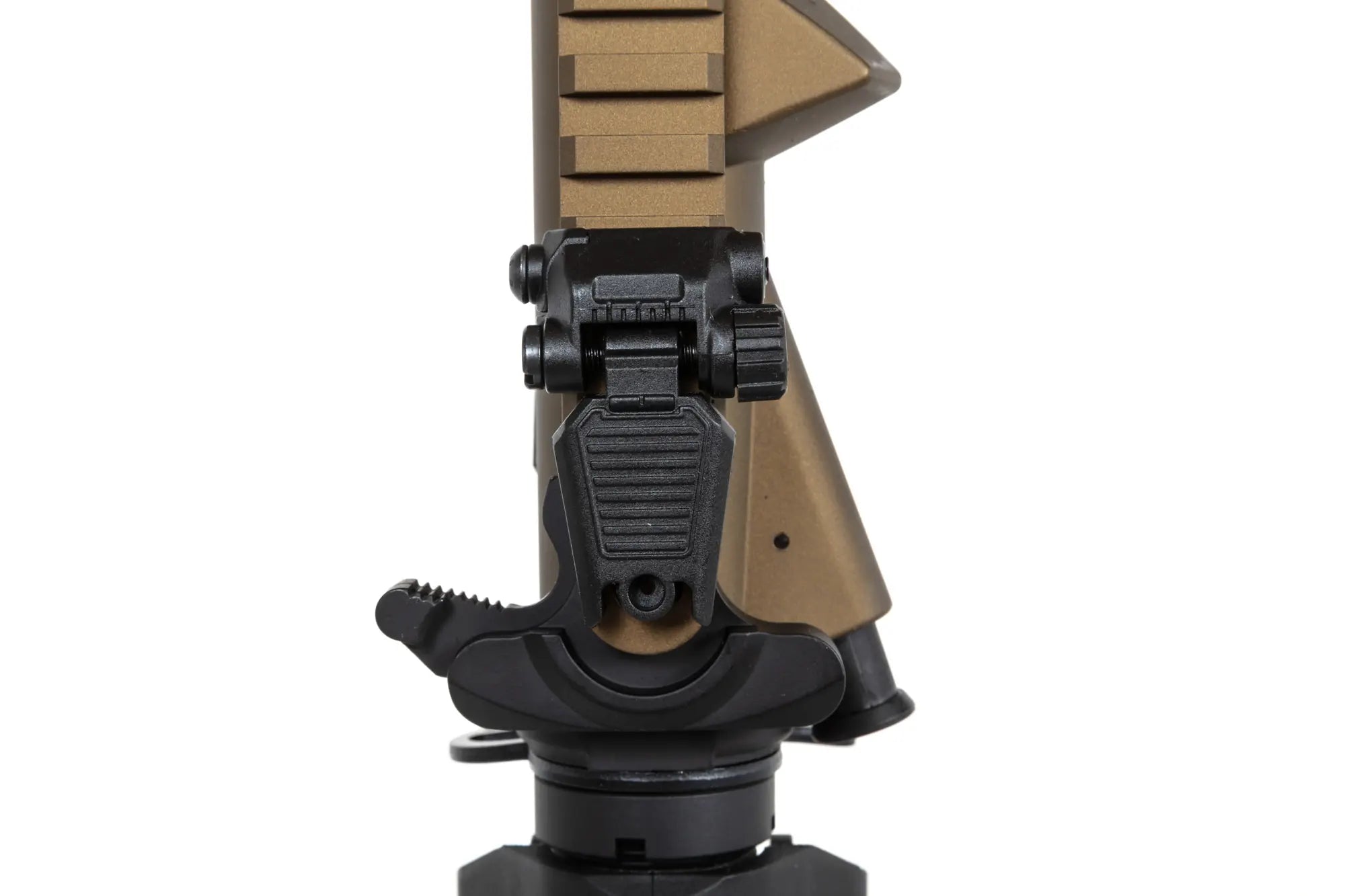 RRA SA-E24 HAL ETU Chaos Bronze Airsoft Replica with orange flash hider