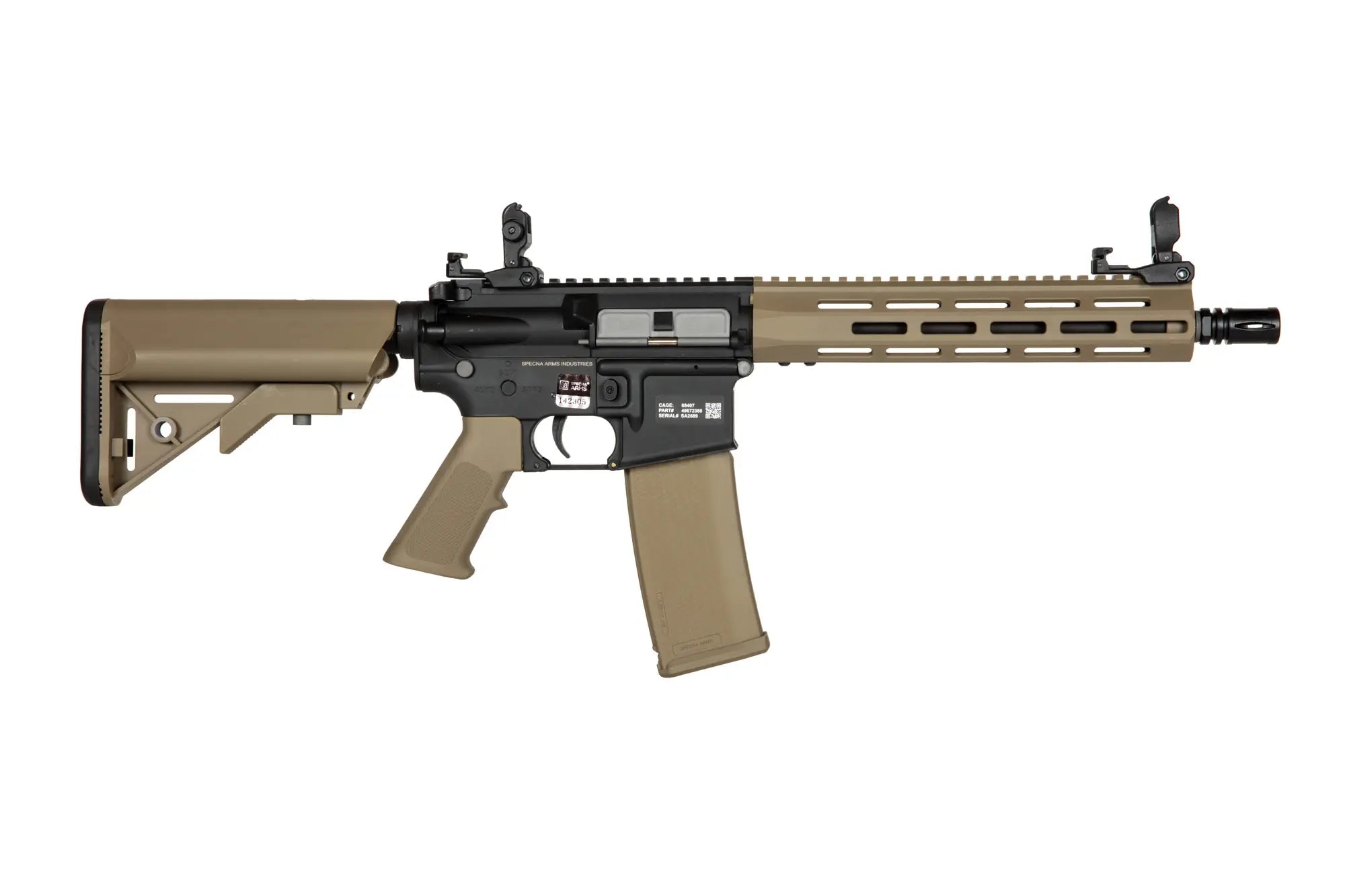 M4 airsoft SA-F03 FLEX GATE X-ASR 1.14 Joule Half-Tan ASG Rifle