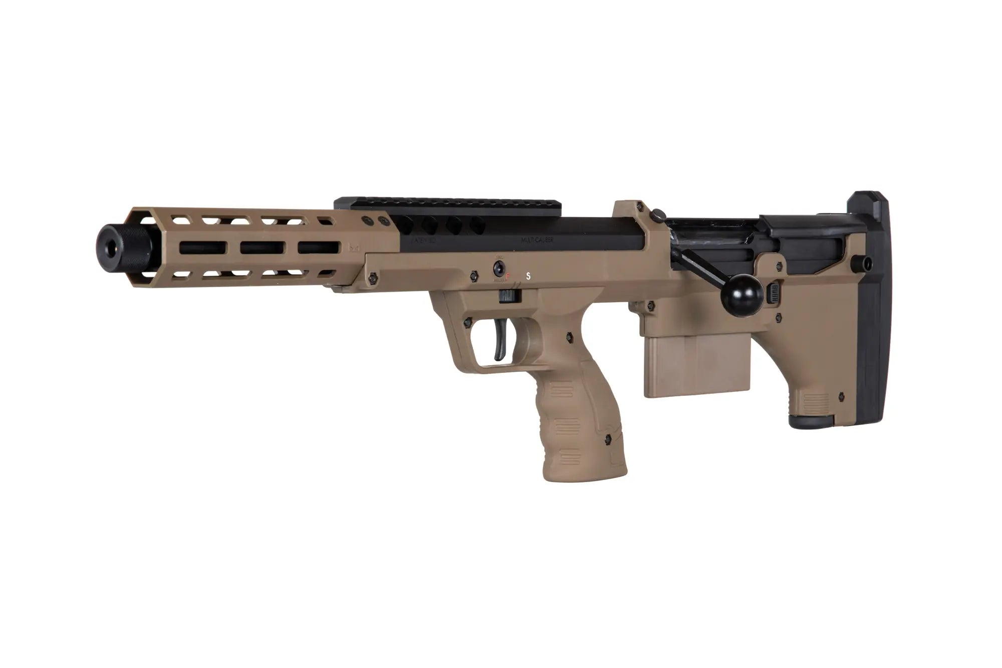 Desert Tech SRS-A2/pim/M2 Sport 16" (left-handed) FDE sniper airsoft rifle-3