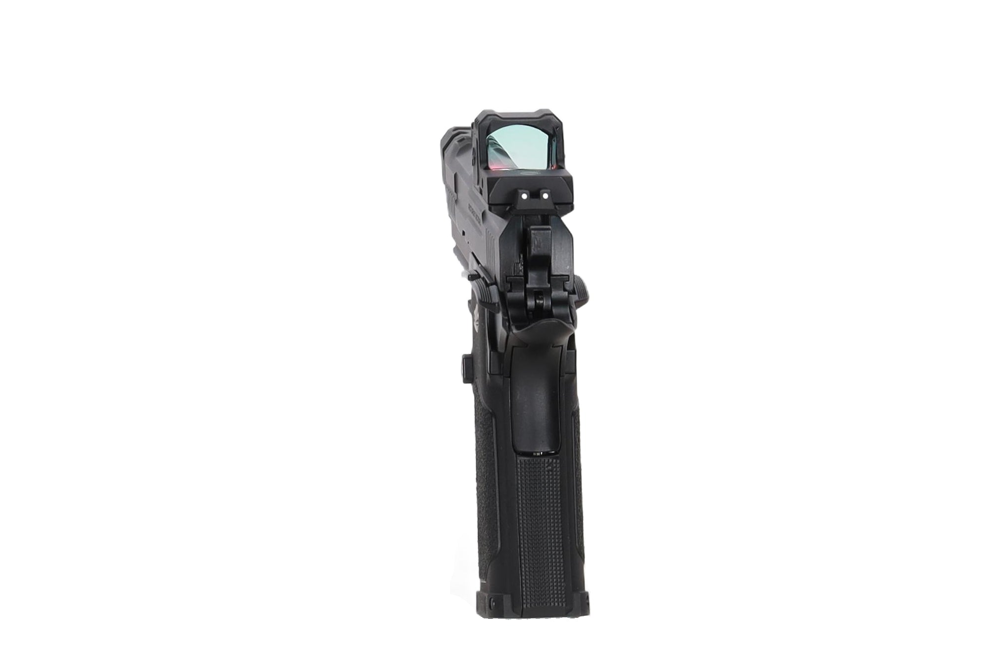 Vanguard 4.3" Hi-Capa GBB + red dot + compensator Black