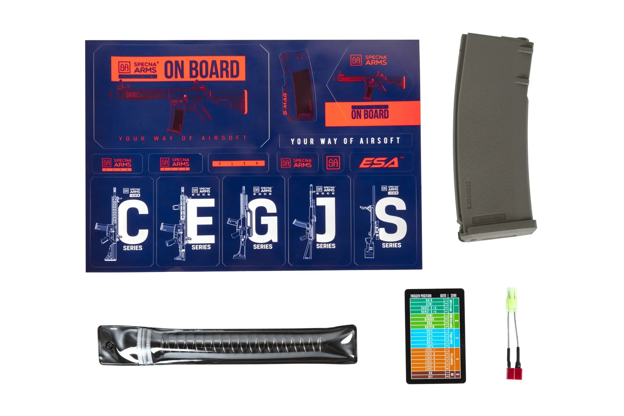 Airsoft Rifle SA-F05-RL FLEX HAL ETU | Olive