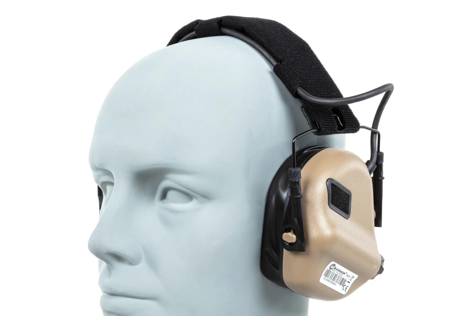 Earmor M31 Plus Active ear protectors | Tan