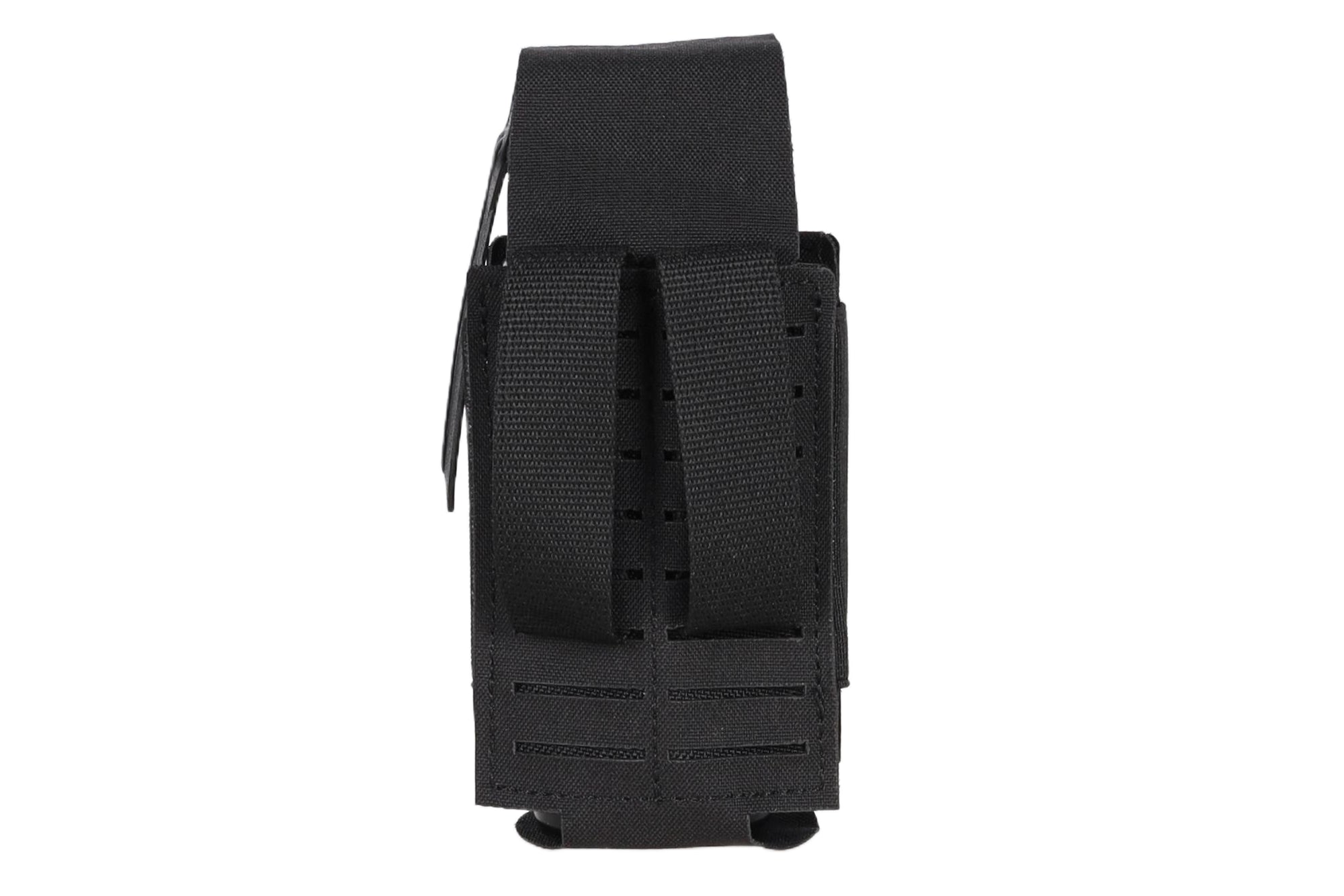 SaTac Grenade Pouch CORUND 500D With Elastic Side Inserts And MOLLE Back Straps Black