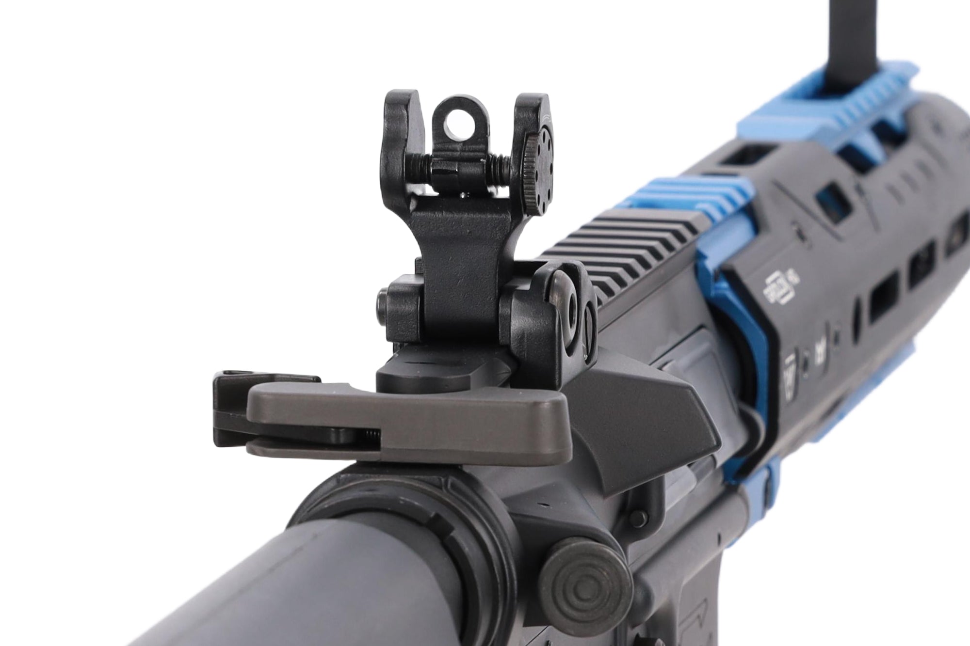 King Arms x Strike Industries Sentinel GRIDLOK® 8.5" Aster SE ETU Black/Blue airsoft Carbine-12