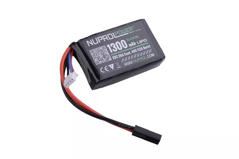 LiPo battery 11.1V 1300mAh 20C - PEQ-1