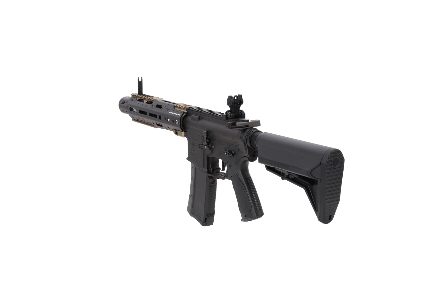 King Arms x Strike Industries Sentinel GRIDLOK® 8.5" Aster SE ETU Flat Dark Earth airsoft Carbine-14