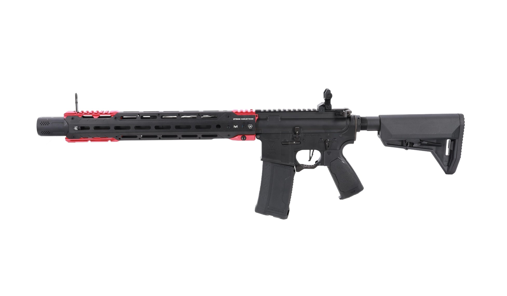 King Arms x Strike Industries Sentinel GRIDLOK® 15" Aster SE ETU Black and Red airsoft Carbine-9